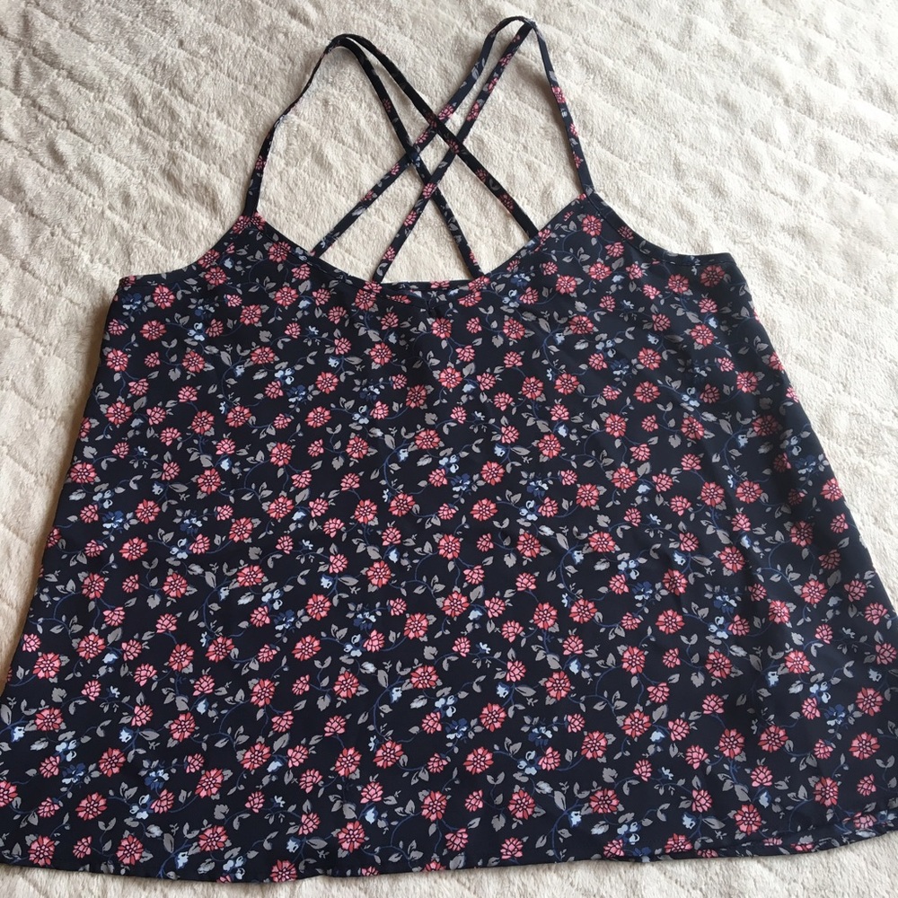 Hollister floral spaghetti strap size Medium